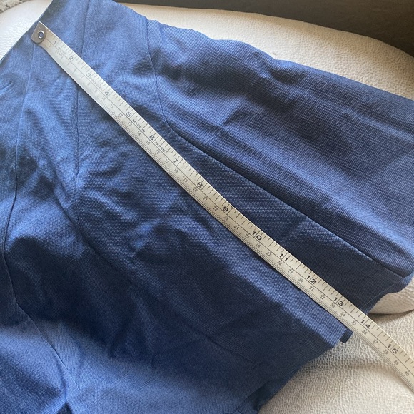 Cotton Candy Asymmetrical Side Zip Mini Skirt - Picture 8 of 8